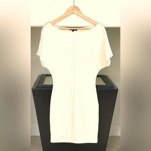 Armani Exchange milky white knee hight dress